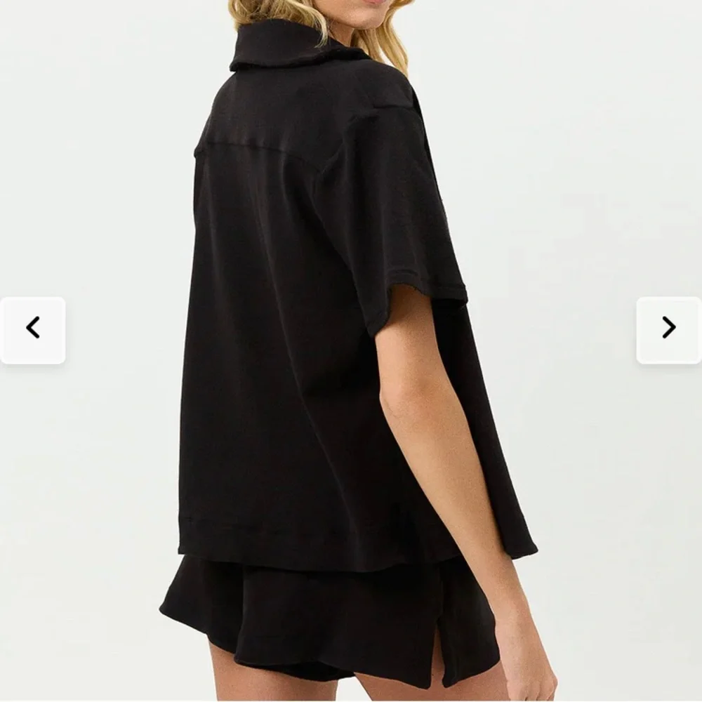Frankie’s Bikinis Coco Terry Button Up Shirt